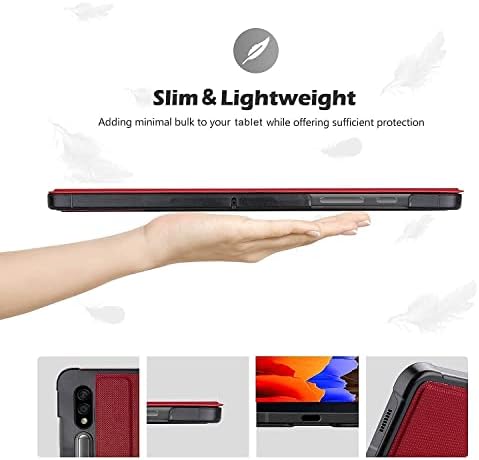 Procase Galaxy Tab S7 Plus 12.4 CASE 2020 sa S paketom držača olovke s [2 paketom] Galaxy Tab S7 plus 12,4 inčni 2020 Zaslon