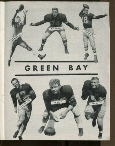 1956. Colts v Packers Program 10/28 Johnny Unitas 1. start 2 TDS EX/MT 70166 - NFL programi