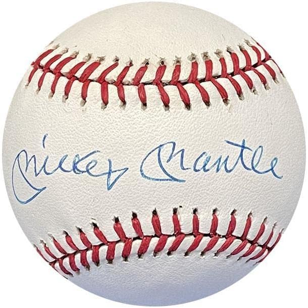 Mickey Mantle Autografirani bejzbol - Autografirani bejzbols
