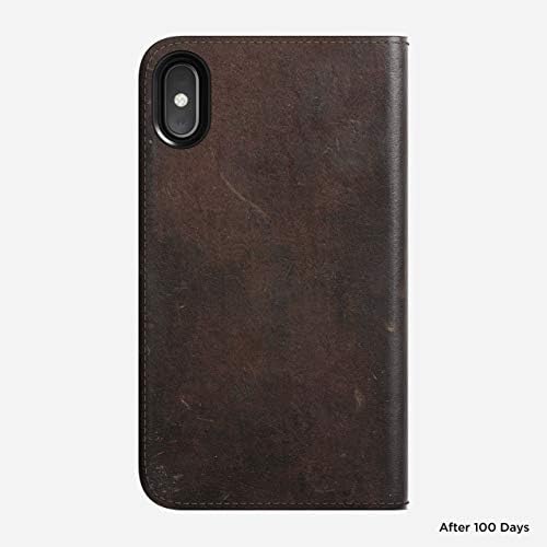 Nomad folio za iPhone x/xs | Rustikalna smeđa hor između kože