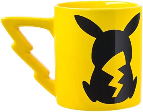 Srebrni Buffalo Pokémon Pikachu s osvijetljenim vijkom isklesanim ručicom keramičke šalice, 20-satnice