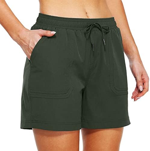 Dbylxmn joga kratke hlače sa džepovima za žene golf brze kratke hlače atletski atletski kratki kratki kratki kratke hlače