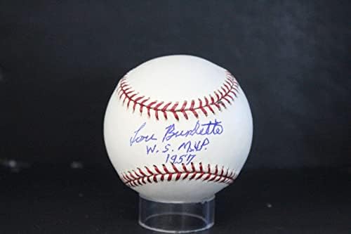 Lou Burdette potpisao autogram bejzbola Auto PSA/DNA AM48740 - Autografirani bejzbols