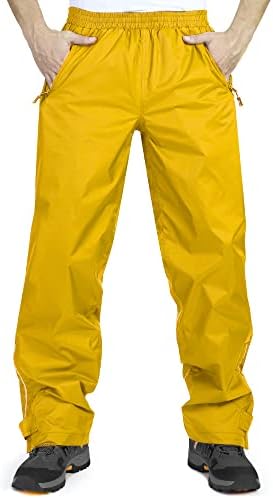 Muške kišne hlače od 33 000 ft, vodootporna kiša preko hlača, vanjske hlače otporne na vjetar za planinarenje, ribolov