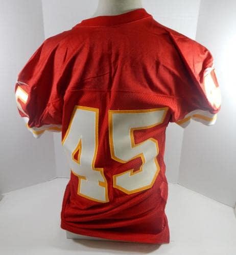 1997. Kansas City Chiefs 45 Igra izdana Red Jersey 44 DP32715 - Nepotpisana NFL igra korištena dresova