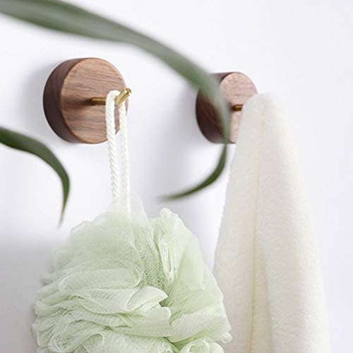 Doitool šešir zidna vješalica drvena kuke kapute kuke zidna montirana kuka za kuka za odjeću za odjeću za kupaonicu kuhinja