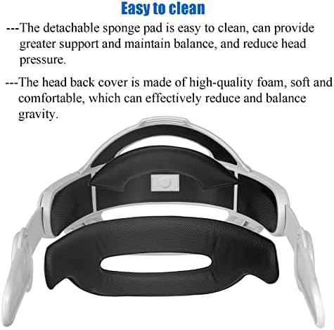 Tataco VR silikonski poklopac za oči i uklonjivi remen za glavu za Oculus Quest 2