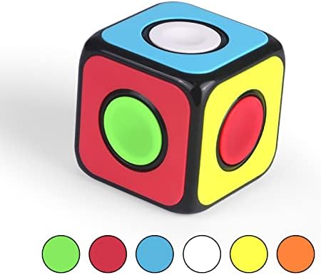 Fidget Cube qiyi igračke 1x1 Fidget Cube Slagal Gyro Rotation Cube Mozak Teasers Magic Slagle Spinning Anti-Anksioty Fidget