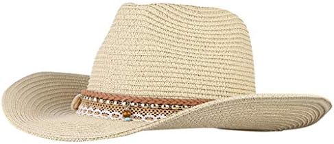 Sunčev šešir Womens ljeto krema za sunčanje šešir casual plaža plaža sunce šešir kotrljaju se široki vrp