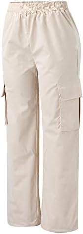 Keusn Baggy Cargo hlače za ženu Y2K nisko uspon padobrana hlače žene Y2K Baggy Jogger hlače s džepovima Street odjeće