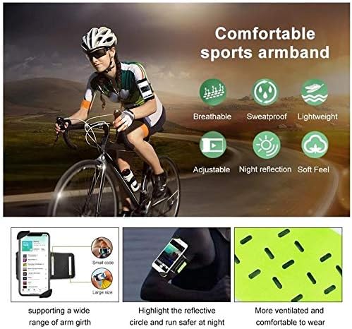 Holster za Asus Zenfone Max - Flexport ARMpot, podesivi ručni trak za vježbanje i trčanje za Asus Zenfone Max - Stark Green