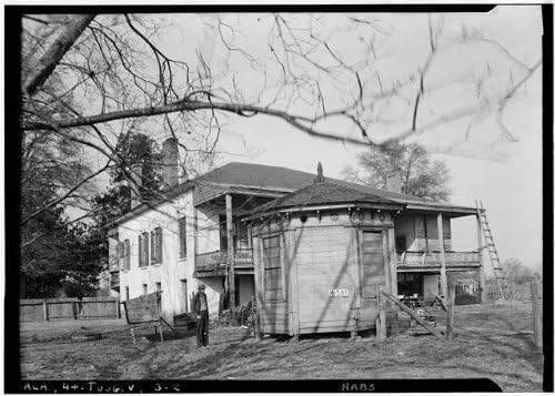 PovijesnaFindings Foto: Alexander Hurt Whatley House, County Road 10, Tuskegee, okrug Macon, Alabama, AL, 1