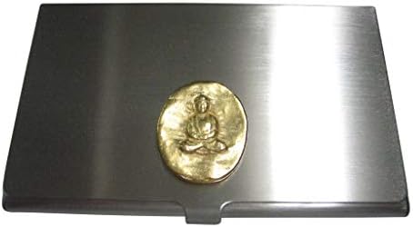 Kiola dizajnira ovalni držač posjetnica Buddhe budizma u zlatnoj nijansi
