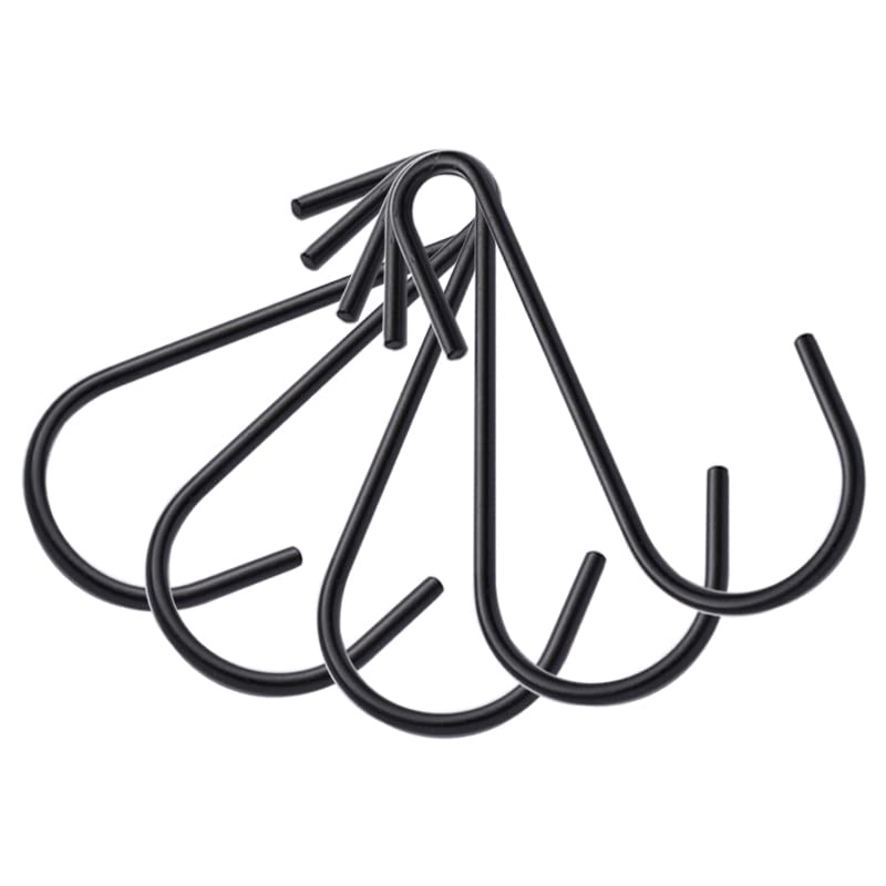 Zanqu 4-inčne dodatne kuke, vješalica od nehrđajućeg čelika za držač za držač lonca stalak za odjeću za ručnika vreća za