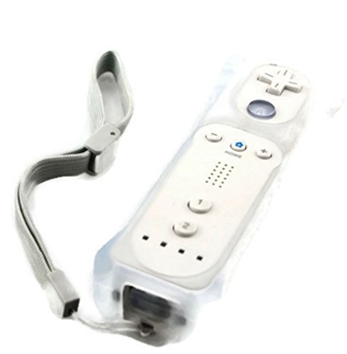 Amo bijeli daljinski i nunchuck kontroler za Wii + besplatni silikonski futrola