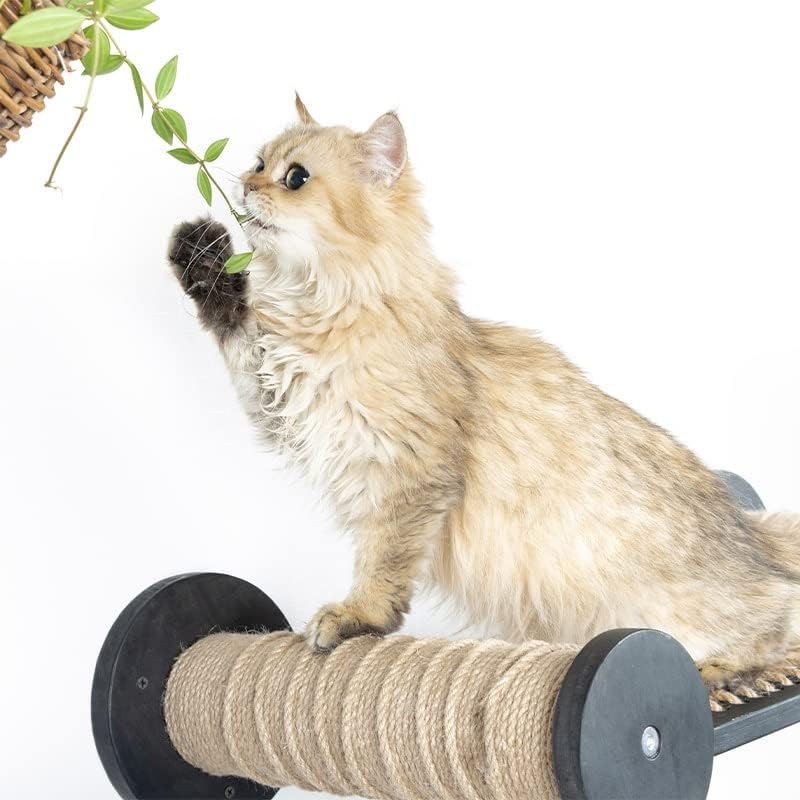 ; Plutajuća viseća mreža za mačke krevet na drvetu grebalica od užeta od sisala grebalica za igralište šiljilo za kandže