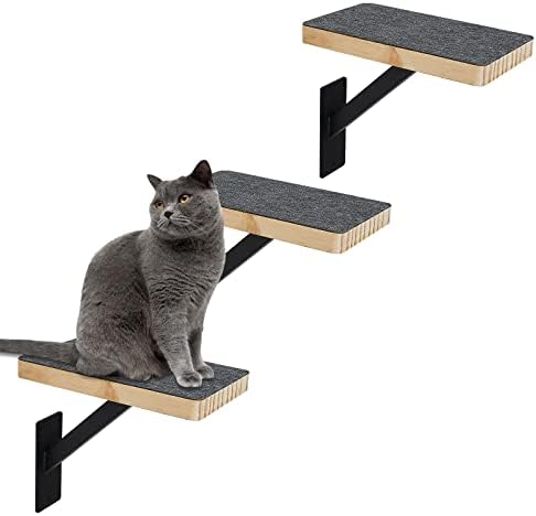 Zidne stepenice za mačke-čvrsti metalni nosači za zidne stepenice za mačke, zidne plutajuće police, zidni namještaj za kućne