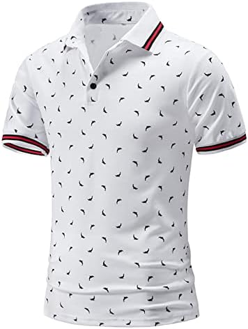 Nidie muški golf polo mišićni mišićni rukav kratki rukavi golf košulja pamučna golf polo majica osnovna dizajnirana