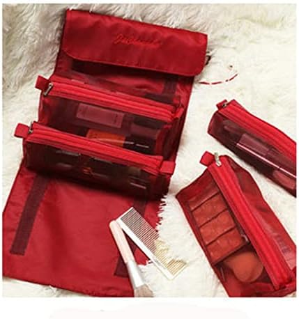 GPPZM Travel Cosmetic Bag Women Mesh Make Up Box Torps kozmetičarka toaletna šminkanja četkica za ruž za usne Organizator