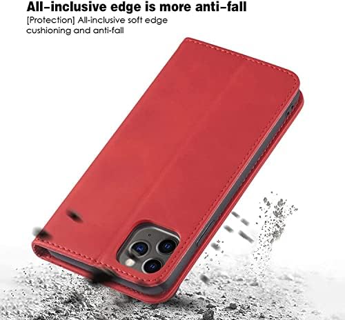 Torbica EIDKGD za iPhone 14/14 Plus / 14 Pro /14 Pro Max, starinski kožni magnetski flip-torbica-novčanik za telefon sa držačem