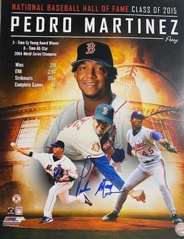 Pedro Martinez Autographid 16x20 Photo - Autografirani MLB fotografije