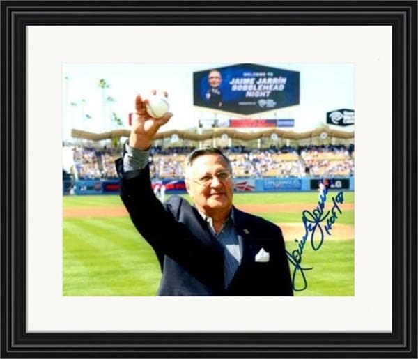 Jaime Jarrin Autographed 8x10 Photo SC2 Matted & Framed Hof 98 - Autografirane MLB fotografije