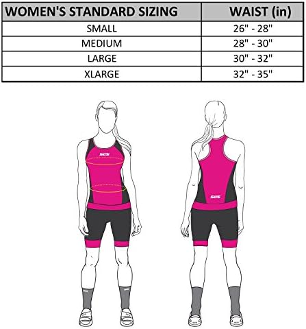 SLS3 Triatlon kratke hlače za žene | Ženske triatlonske kratke hlače | Super udoban 6 inča | Slim atletic fit ženke tri kratke