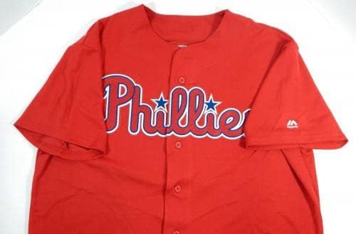 Philadelphia Phillies A. Garcia 18 Igra se koristi Red Jersey ext St BP XL 825 - Igra korištena MLB dresova