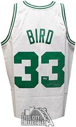 Larry Bird Autografirani Celtics Mitchell & Ness White košarkaški dres- Fanatics - Autographd NBA dresovi