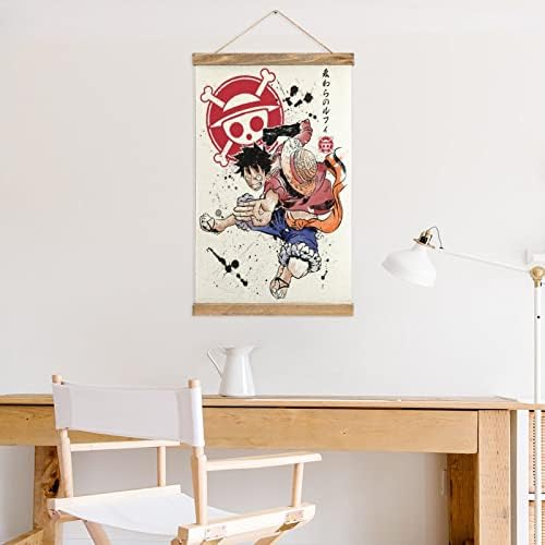 MCHCOS anime za pomicanje plakata anime soba dekor platno zidna umjetnost za dekor spavaće sobe 13x20in