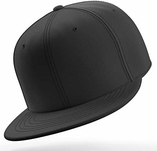 Klasična prazna bejzbolska kapa s ravnim vizirom i podesivim naslonom za jednu veličinu