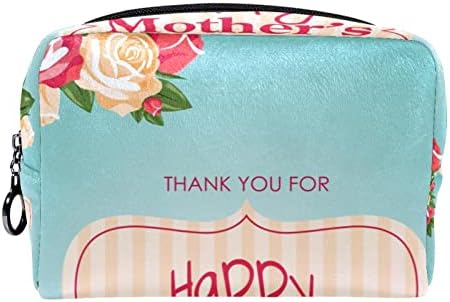 Kozmetičke torbe za žene, torbice za torbice šminke organizator za skladištenje šminke torbe djevojke, sretni majčin dan