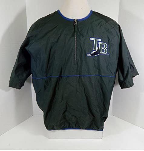 Tampa Bay Devil Rays 51 Igra Korištena zelena pulover jakna XL DP09895 - Igra se koristi MLB dresovi