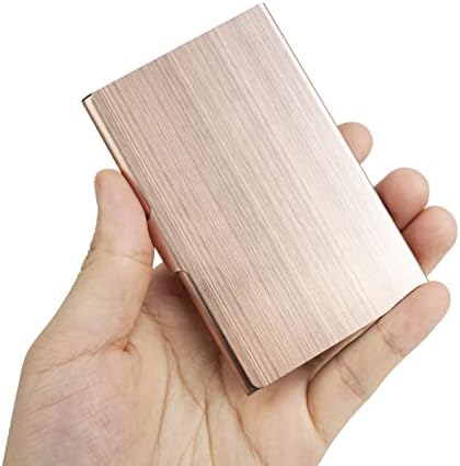 Prilagođeni metalni držač za kartice s imenom džepni držači za posjetnice tanki novčanik za kartice s galvanizacijom, 3,7