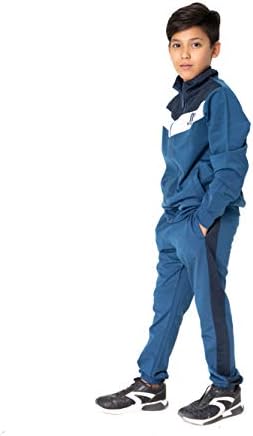 Noroze Kid's Boys v Blok boja tracksuit set set teretane hlače pune jakne s patentnim zatvaračem