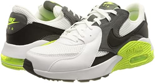 Nike muške tenisice s niskim tenisicama, cipela za trčanje, bijelo crno željezo sivi volt, 8 nas