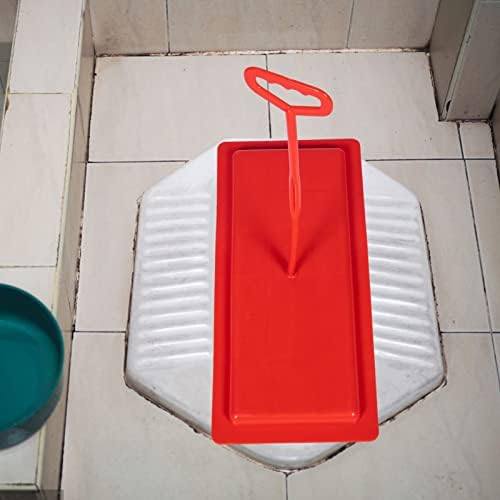 Toalet Potty čučnjevi poklopac poklopca: kupaonica dezodorant utični poklopac za javne toalete crvena