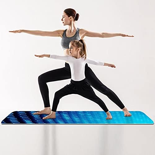 6 mm ekstra debela prostirka joge, digitalni binare kôd tisak ekološki prihvatljivog TPE za vježbanje prostirke pilates prostirke