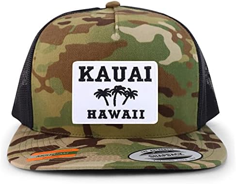 Trgovina trendovske odjeće Kauai Hawaii Patch 5 panela ravna kapica za bejzbol