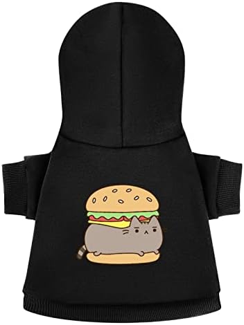 Smiješna mačka hamburger za kućne majice kapuljača odjeća pulover za pseću mačku