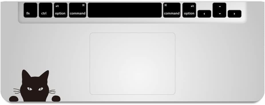 Kind Store MacBook Air/Pro 11/13 inčni MacBook naljepnica Cat Black Cat Trackpad Uskoro bijeli M631-W