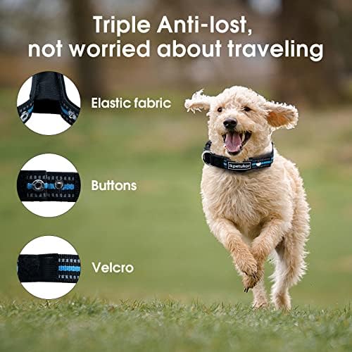 AirTag Dog Collar IP68 vodootporna kućica Airtag Dog ovvratnik, trostruki protiv gubitka, otpornih na habanje i protiv sudara