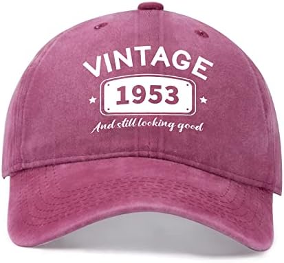 MWFUS 40./50./60./70./80. rođendanski pokloni za žene šeširice, žene muške darove ideje za bejzbolsku kapu