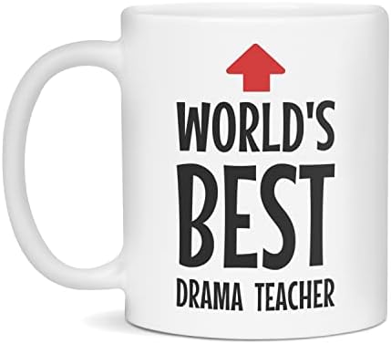 Najbolja svjetska učiteljica drame, najbolja učiteljica drame ikad, bijela od 11 unci