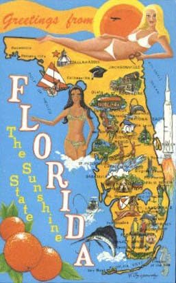 Pozdravi s razglednice na Floridi
