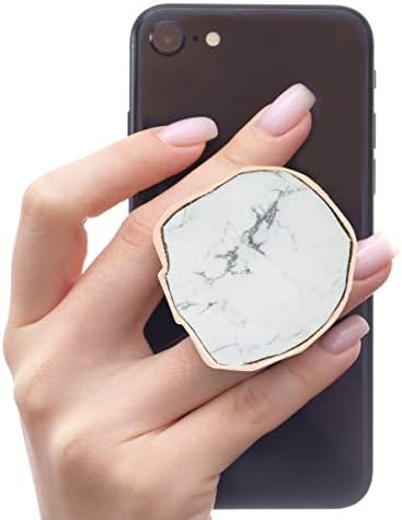 Kristalni telefon Grip by Hoth - Natural Agate Stone držač mobitela - jedinstveni i slatki držač selfieja - kompatibilan