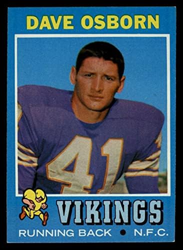 1971. Topps 225 Dave Osborn Minnesota Vikings Ex Vikings