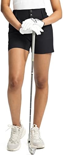 Viodia Women's 5 planinarski golf kratke hlače s džepovima visoki struk Stretch Stretch Cargo kratke kratke kratke hlače
