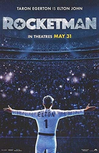 Rocketman 11 X17 originalni promo filmski plakat 2019 Elton John Taron Edgerton