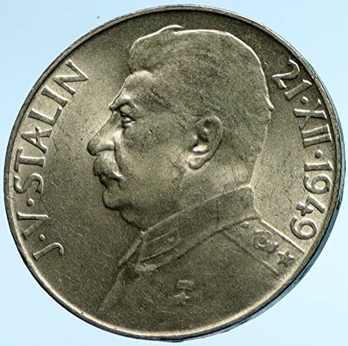 1949. 1949. Čehoslovačka Josef Staljin rođendan Vintage 50 Korun Dobar bez potvrde